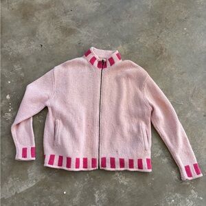 Elegant Pink Women's Cardigan